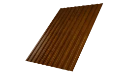 Профнастил С8A v03 0,45 Print Premium с пленкой Golden Wood Intense FTC