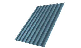 Профнастил С20B 0,45 Drap TX с пленкой RAL 5024 пастельно-синий