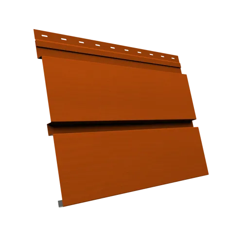 Квадро брус 3D 0,45 PE с пленкой RAL 2004 оранжевый