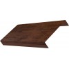 Ламель обратная 125 жалюзи Texas 0,45 Print Premium с пленкой Cherry Wood Fresh TwinColor
