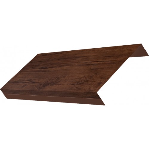 Ламель обратная 125 жалюзи Texas 0,45 Print Premium с пленкой Cherry Wood Fresh TwinColor