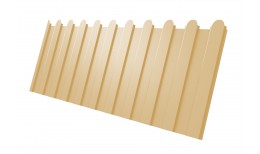 Профнастил С8A v02 фигурный Grand Line 0,45 PE RAL 1014 слоновая кость