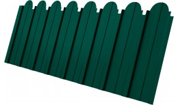 Профнастил C10A фигурный Grand Line 0,5 Satin Matt TX RAL 6005 зеленый мох