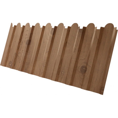 Профнастил С20B фигурный Grand Line 0,45 Print Premium Pine Wood Fresh