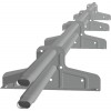 Снегозадержатель Стандарт Т4 d 40х20 RAL 9006 (3м)