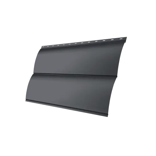 Блок-хаус new 0,5 Velur X с пленкой RAL 7024 мокрый асфальт