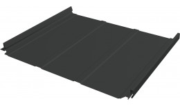 Кликфальц Pro Line Grand Line 0,5 Drap TX с пленкой на замках RAL 7016 антрацитово-серый