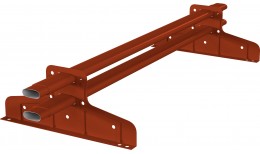 Снегозадержатель Стандарт Т4 d 40х20 RAL 8017 (1м)
