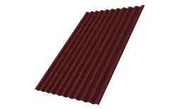 Профнастил С21R 0,45 PE lite RAL 3005 красное вино