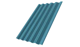 Профнастил НС35R 0,45 Drap TX RAL 5024 пастельно-синий