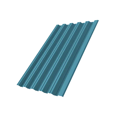 Профнастил НС35R 0,45 Drap TX RAL 5024 пастельно-синий