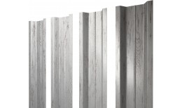 Штакетник П-образный В с прямым резом 0,45 Print Elite Snow Wood TwinColor