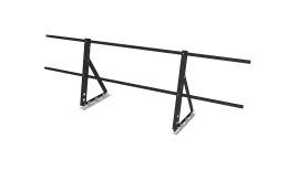 Ограждение кровельное на фальц Optima 0,65х2м RAL 8019