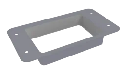 Приемник воды прямоугольный Vortex в2 RAL 7004 сигнальный серый