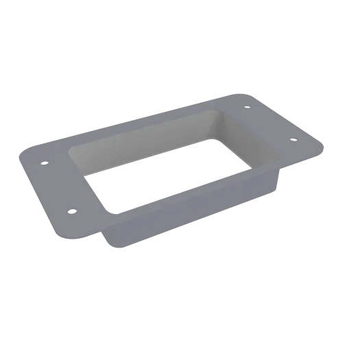 Приемник воды прямоугольный Vortex в2 RAL 7004 сигнальный серый