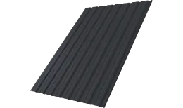 Профнастил С10R Grand Line 0,4 ПЭ матовый RAL 7024 мокрый асфальт