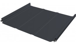 Кликфальц Pro Line Grand Line 0,5 PurPro с пленкой на замках RAL 7024 мокрый асфальт