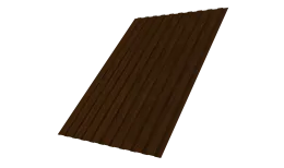 Профнастил С8B v01 Grand Line 0,45 Print Elite Choco Wood TwinColor