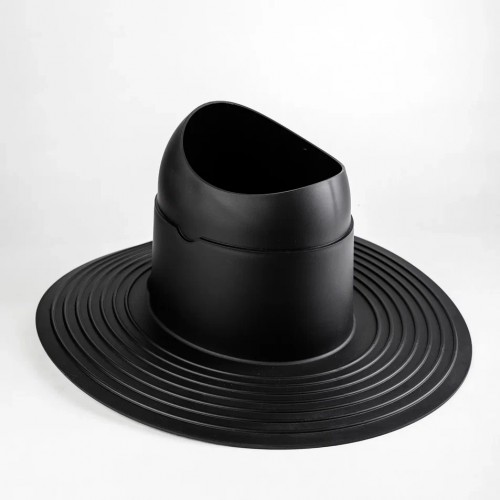 Элемент проходной Krovent Base-VT Flat высокий 125-150 черный