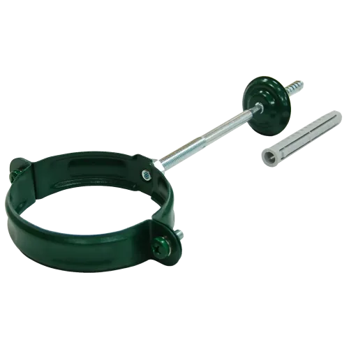 Хомут трубы 90 мм RAL 6005 зеленый мох