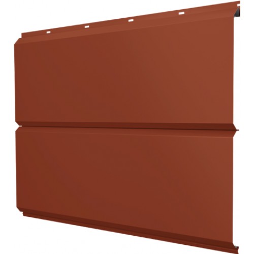 ЭкоБрус new 0,5 Satin Matt TX с пленкой RAL 8004 терракота