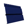 Квадро брус 3D 0,45 PE с пленкой RAL 5002 ультрамариново-синий