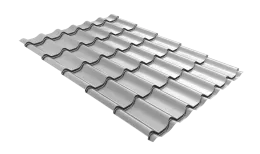 Профиль волновой классик 0,45 PE RAL 9003 сигнальный белый