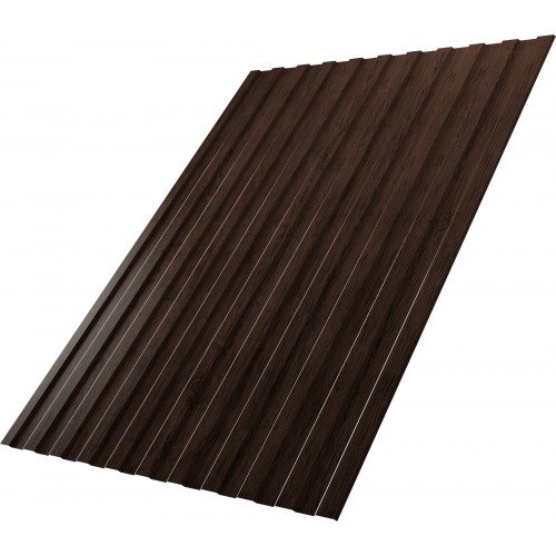 Профнастил С8A v01 Grand Line 0,45 Print-Double Premium с пленкой Antique Wood