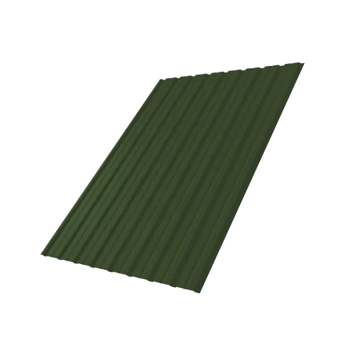 Профнастил С10B 0,5 Satin Matt TX RAL 6020 хромовая зелень