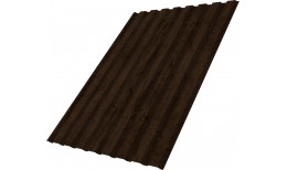 Профнастил С20A Grand Line 0,45 Print Elite с пленкой Antique Wood TwinColor