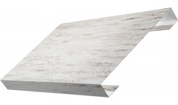 Ламель лицевая 150 жалюзи Texas 0,45 Print Elite с пленкой Snow Wood TwinColor