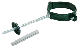 Хомут трубы 90 мм RAL 6005 зеленый мох