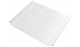 Кликфальц Double Pro Line Grand Line 0,45 Drap ТХ с пленкой на замках RAL 9003 сигнальный белый