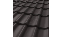 Металлочерепица СМ Классик Rooftop Бархат® RR32 (серо-коричневый) 0.50