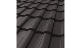 Металлочерепица Stella Rooftop Бархат® RR32 (серо-коричневый) 0.50