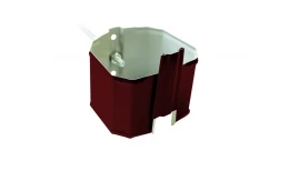 Кронштейн трубы на кирпич прямоугольный Vortex RAL 3005