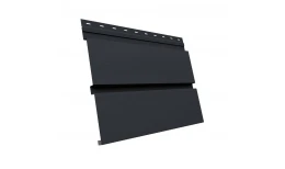 Квадро брус 3D 0,5 PurPro с пленкой RAL 7024 мокрый асфальт