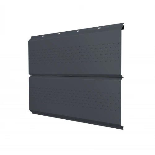 Софит ЭкоБрус new без перфорации 0,5 Satin Matt RAL 7024 мокрый асфальт