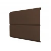 Софит ЭкоБрус new c перфорацией 0,5 Satin RAL 8017 шоколад